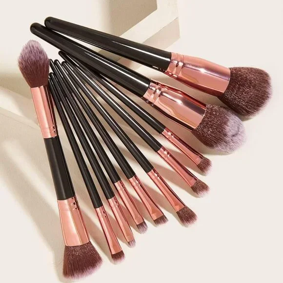 15Pcs Eye And Face Professional Makeup Brush Set